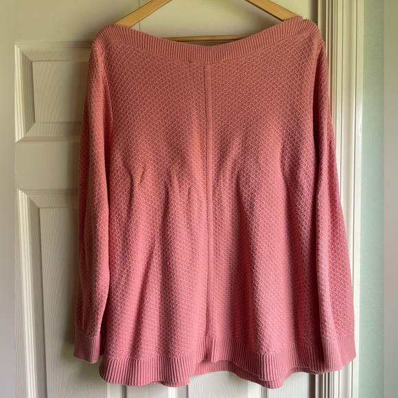 LOFT Plus Knit Tunic Sweater with Boat Neck Size 20/22 - Picture 11 of 15